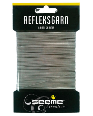 Refleksgarn 0,8 mm (25 meter)