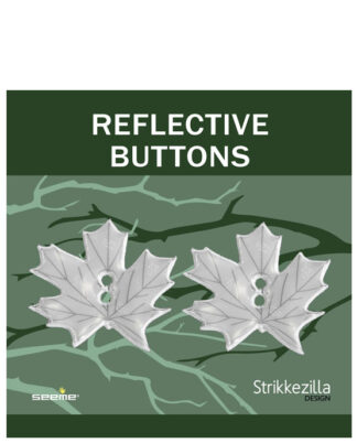 Refleks Refleksknapper Lønneblad 2 stk