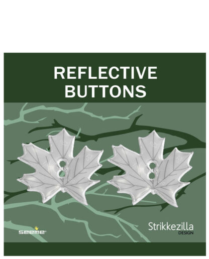 Refleks Refleksknapper Lønneblad 2 stk