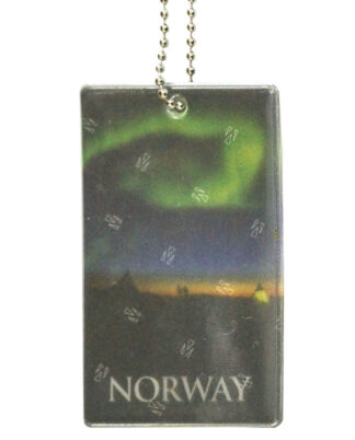 Refleks Nordlys hengerefleks - Nordlys med sol i horisonten