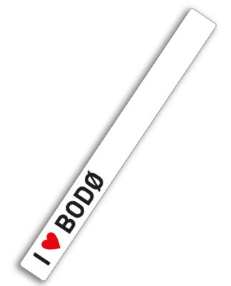 Refleksbånd I ♥ Bodø XL Slapwraps