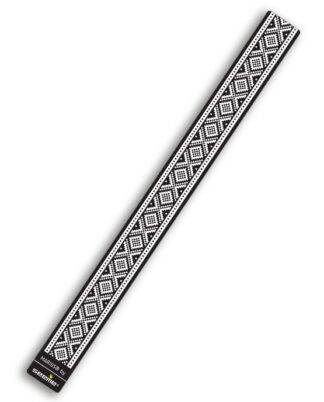 Refleksbånd Marius sort/hvit slapwraps