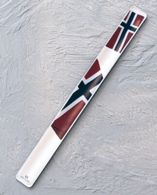 Refleksbånd Slapwraps med norske flagg