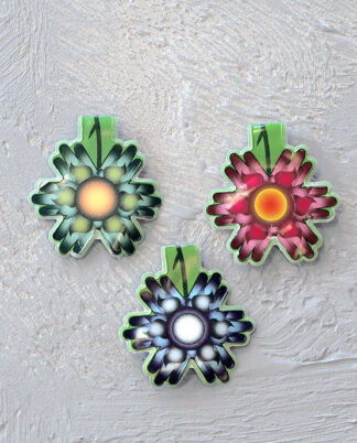 Refleks Blomst magnetreflekser - 3-pakk