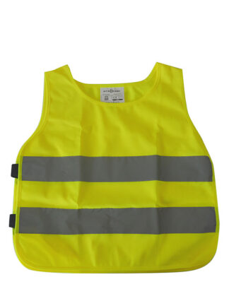 Refleksvest gul 2 til 10 år