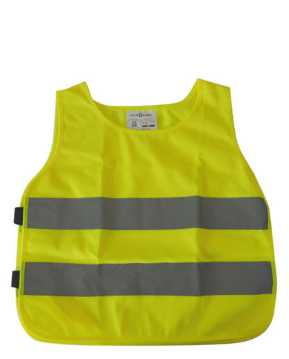 Refleksvest gul 2 til 10 år